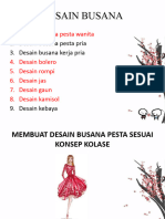 DESAIN BUSANA PESTA