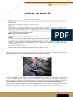 Diasgnosis del sensor de  temperatura de motor