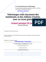 Téléchargez Votre Document Dès Maintenant, Et Des Millions D'autres, Avec Un Essai Gratuit