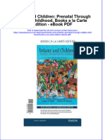 Infants and Children Prenatal Through Middle Childhood Books a La Carte Edition eBook PDF