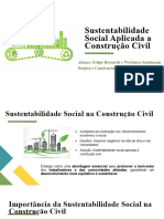 Trabalho - Sustentabilidade Social Aplicada A Construção Civil