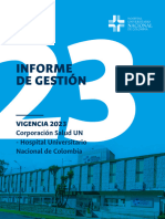 Informe Gestión Corporación Salud UN - 2023