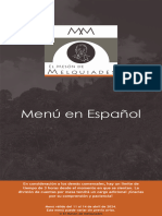 Menú en Español: Menú Válido Del 11 Al 14 de Abril de 2024. Este Menú Puede Variar Sin Previo Aviso