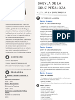 Curriculum Vitae Profesional Mujer Con Iconos Moderno Beige y Blanco