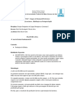 Plano de Aula 6° Ano Português