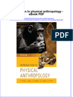 Introduction To Physical Anthropology Ebook PDF
