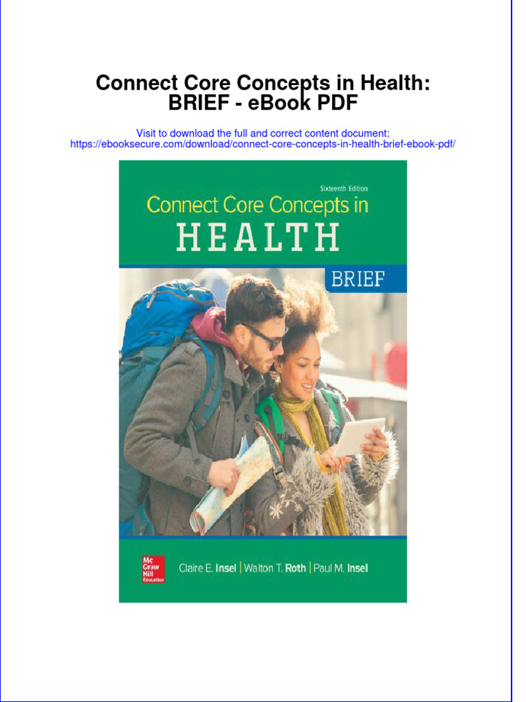Dwnload Full Connect Core Concepts in Health Brief PDF | PDF | Project ...