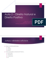 Aula 2 - Direito Natural - Direito Positivo