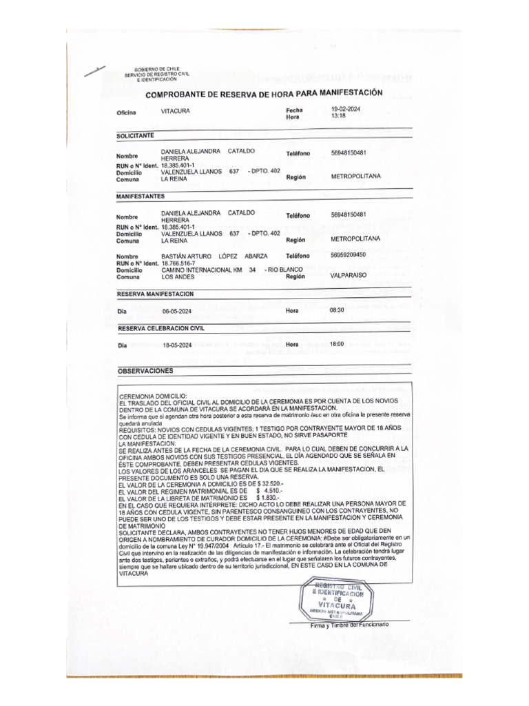 Gobierno De Chile Pdf