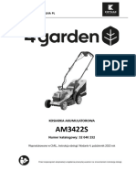 Instrukcja Obslugi 4garden AM3422S