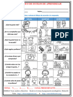 TestDiagnosticoEstiloDeAprendizaje Primaria