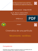 Cinematicadeunaparticulaenmovimientorectilineo