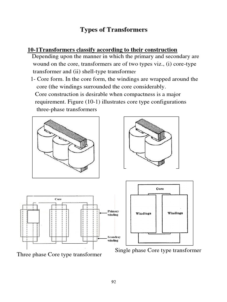 Types and Applications of Transformers | PDF | Transformer | Physical ...