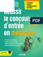 Réussir Le Concours D - Entrée en Médecine - Physique Chimie Mathématiques Biologi