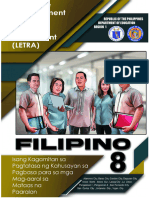 Grade 8 - Filipino - Learner's