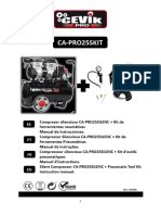 Compresor 24 Litros Silencioso Kit