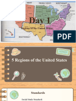  regions of the united states  day 1 
