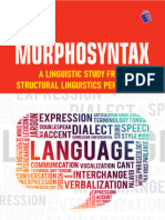 Morphosyntax A Linguistic Study From STR 97451c00