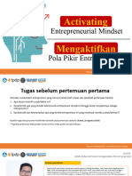 WMK Week 1 - Pola Pikir Entrepreneurial