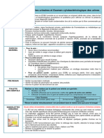 ECBU Et BU-Fiche Technique