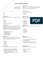 Anestesiología Pretest - Sin Claves