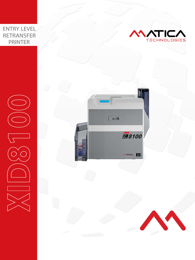 Xid8100 Eng v2 A4 Standard-Azit | PDF | Printer (Computing) | Computing