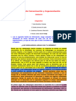 Práctica de Comunicación y Argumentación