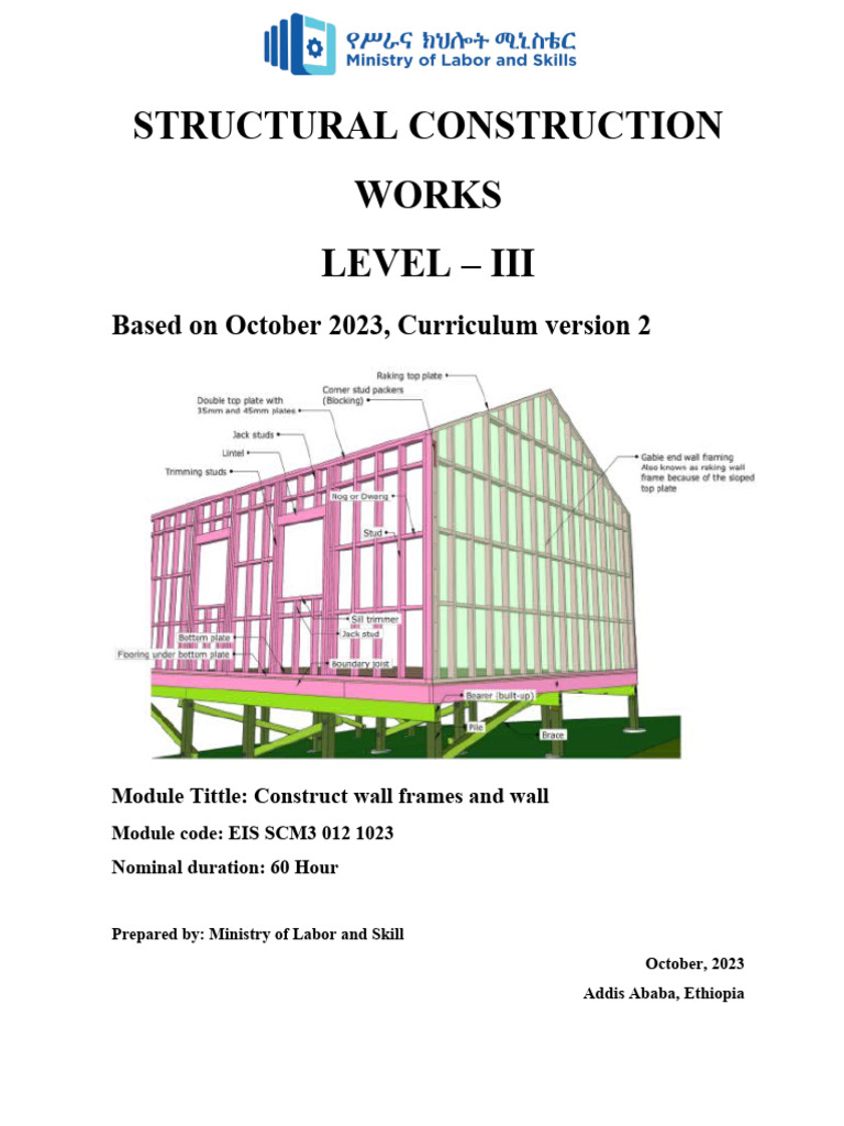 M12-Construct Wall Frames and Walls | Download Free PDF | Framing ...