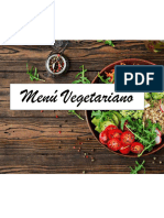 Menú Vegetariano