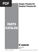 Staple Finisher-D1 Booklet Finisher-D1 PC Rev0 052510