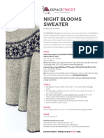 Night Blooms Sweater - Final