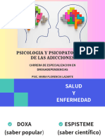 Psicologia y Psicopatologia de Las Adicciones