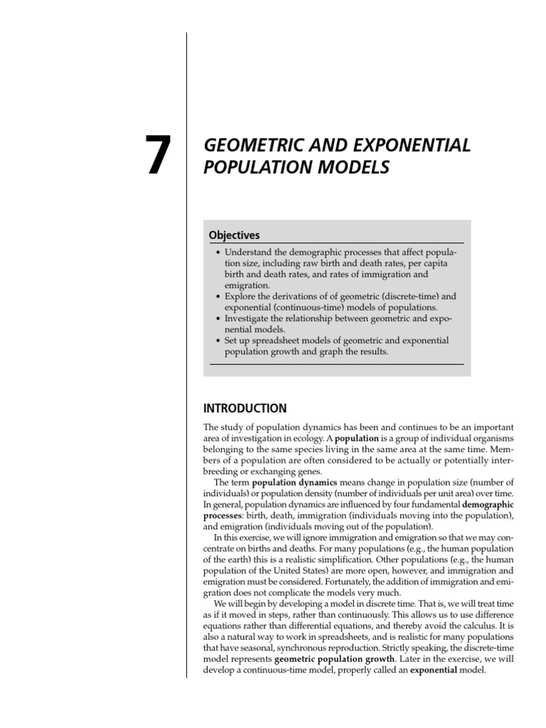 GuiÌ A de EcologiÌ A | PDF | Discrete Time And Continuous Time | Equations