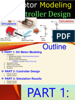 DC Motor Modeling and Controller Design