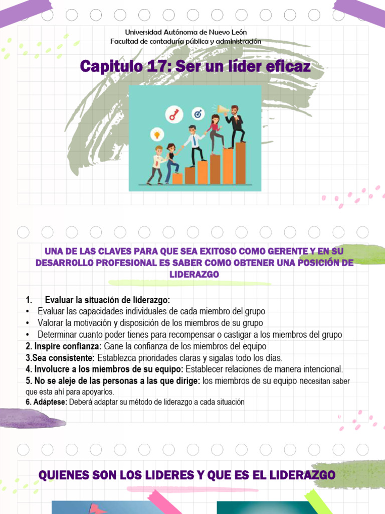 Claves para ser un líder eficaz | PDF | Liderazgo | Psicología Social