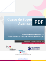 Folleto Curso Soporte Vital Avanzado 2022