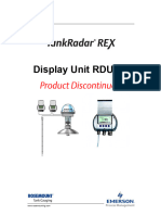 Guide Display Unit Rdu 40 User S Guide Tankradar Rex Rosemount en 80804