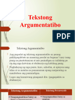 Tekstong-Argumentatibo