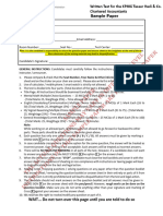 Sample Paper (KPMG) 