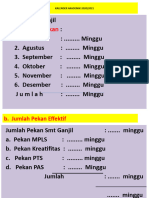 KALENDER & PEMETAAN