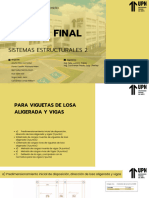 Evaluación Final - Sistemas Estructurales 2 - Grupo 03