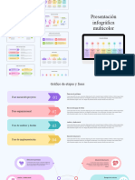 Presentación de Gráficos de Desarrollo de Proyecto Geométricos Modernos Multicolor