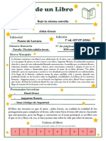 Documento A4 Informe Reseña de Libros Verde