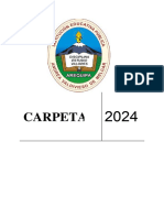 CARPETA PEDAGÓGICA 2022