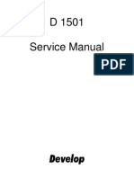 D 1501 Service Manual: Develop