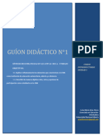 GUION DIDACTICO No.1. UNIDAD I CURSO INTRODUCTORIO