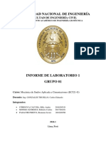 Informe de Laboratorio 1 - Grupo 01