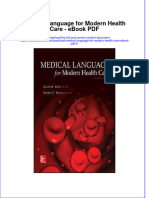 Medical Language For Modern Health Care Ebook PDF 2