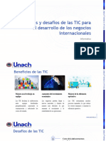 Beneficios y Desafíos de Las TIC para El Desarrollo de Negocios Internacionales