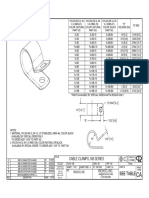 See Table: Cable Clamps, NB Series